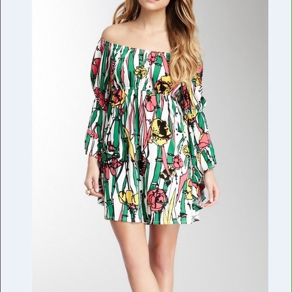 ！Reduced！Voom by Joy Han Off Shoulder Dress - Picture 1 of 2
