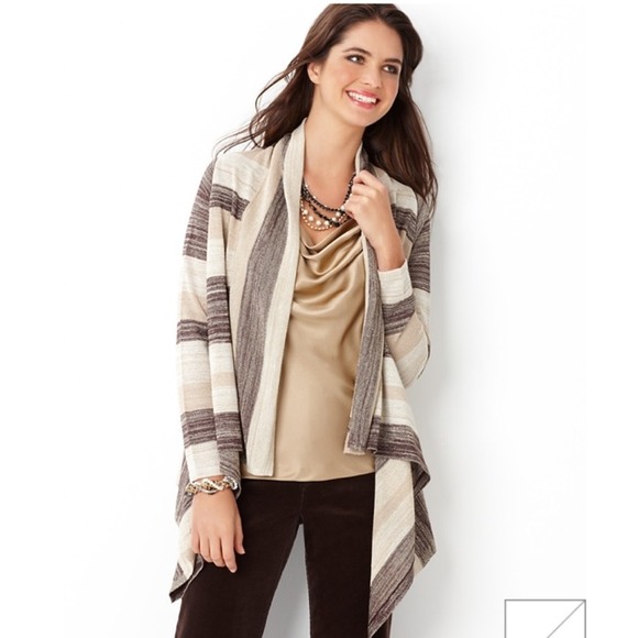 charter club Sweaters - Metallic striped cardigan