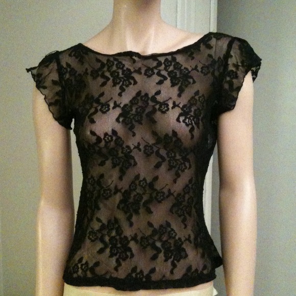 Black Lace Top