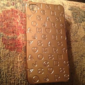 Marc by marc jacobs iPhone 4 case rose gold