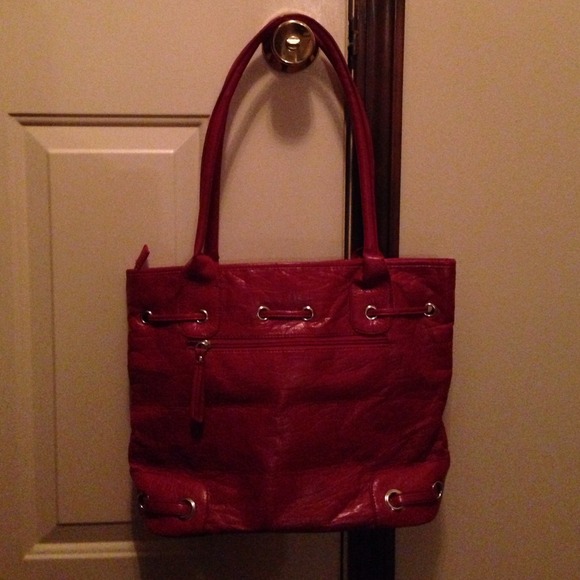 Red tote - Picture 2 of 3