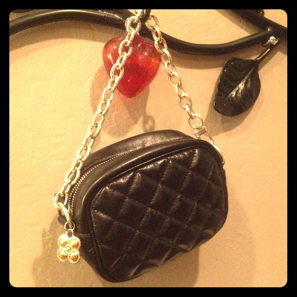 Brighton leather wrist bag