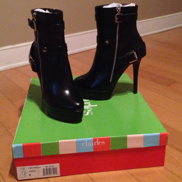 Charles David Shoes - Moto Leather Booties