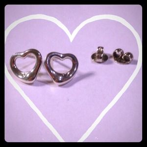 Tiffany & Co Elsa Peretti Open Heart earrings