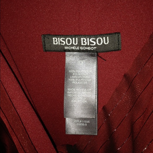 Bisou bisou red holiday dress - Picture 3 of 4