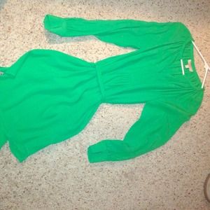Emerald Green Banana Republic dress NWOT