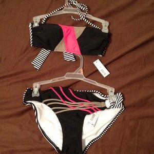 Two piece swim suit