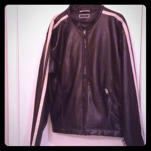Black leather jacket (for men)