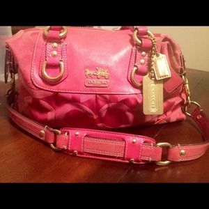 Pink Coach Purse