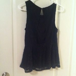 This is a peplum style floral lace top! Never worn