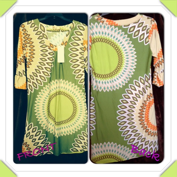 3/4 sleeve dress