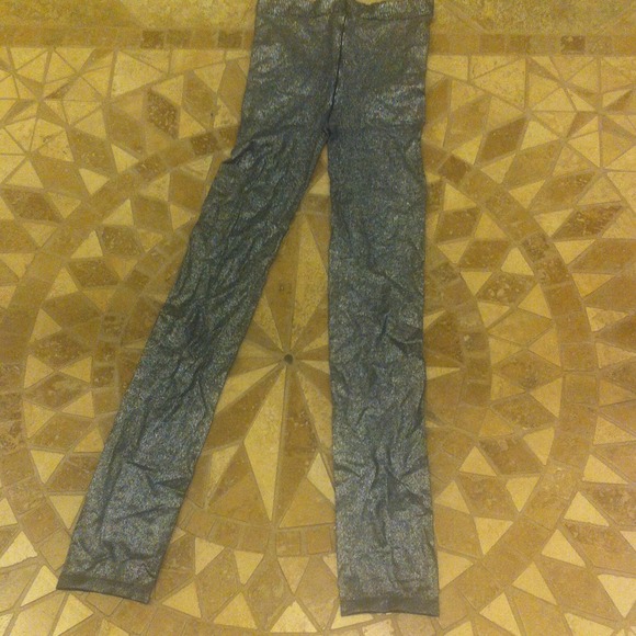 Accessories - 🔴SOLD🔴Silver Mettalic tights 🌺🌺🌺 NWT