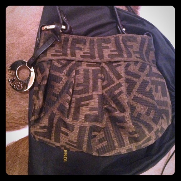 🚫SOLD via eBay🚫 FENDI ZUCCA Evening Pouchette