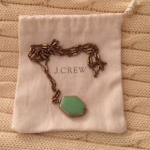 J.Crew Enamel Locket Necklace