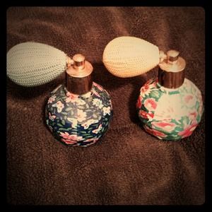 TWO (2) VINTAGE PERFUME BOTTLES