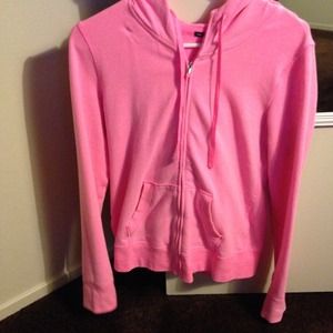 Neon pink zip up jacket