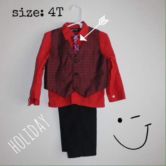 3pc Vests and Pants Set 4t