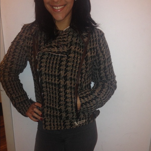 Diesel Zip Tweed Jacket - Picture 4 of 4