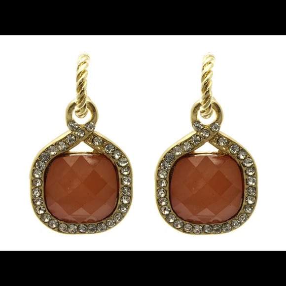 Orange earrings