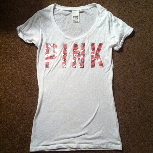 White PINK top