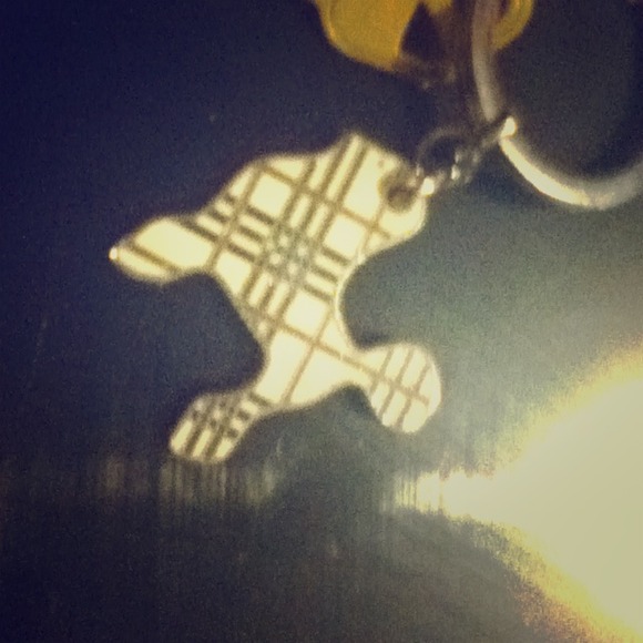 Given away Free with purchase Burberry keychain