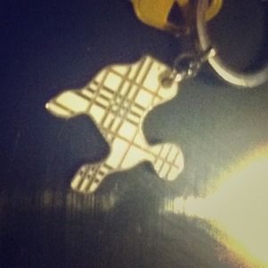 Given away Free with purchase Burberry keychain