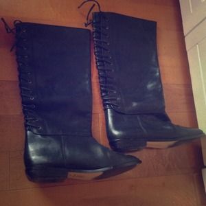 ✨REDUCED✨Black Leather Riding Boots