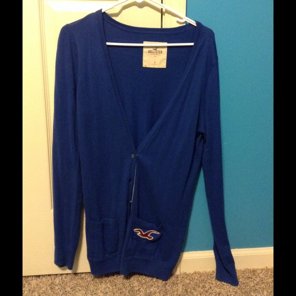 ❌SOLD❌Hollister - Blue Cardigan