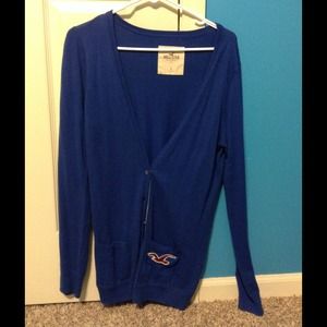 ❌SOLD❌Hollister - Blue Cardigan