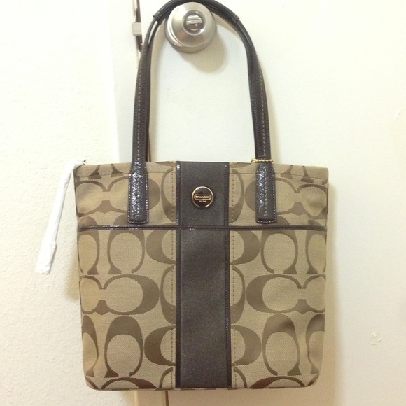 Coach Handbags - Sold Coach bag. golden brown authentic tote. NWT