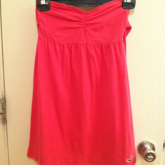 ❌❌SOLD❌❌Pink Strapless Hollister Dress