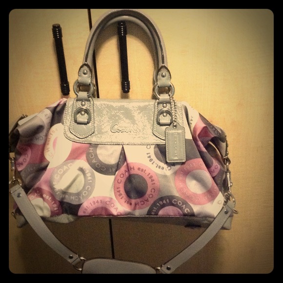 Fun color Coach purse. 100% authentic.