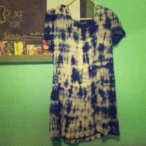 Acid wash dress