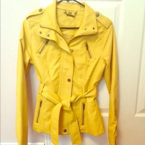Mustard yellow jacket