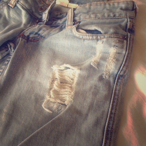 Packsun destroyed ankle jeans, straight leg