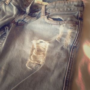 Packsun destroyed ankle jeans, straight leg