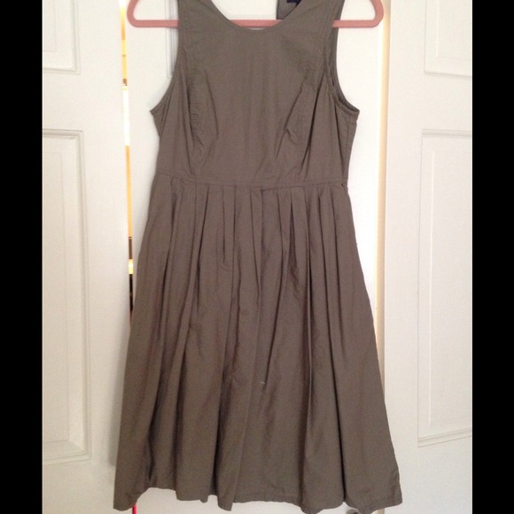 GAP A-Line slate grey dress