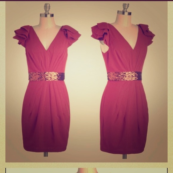 Beautiful dress with sequince detail.
