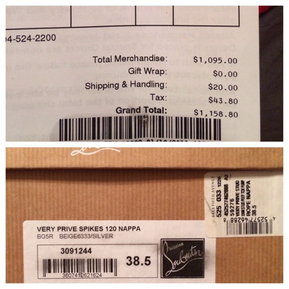 ❌SOLD❌ Christian Louboutin Very Prive Spikes - Picture 4 of 4