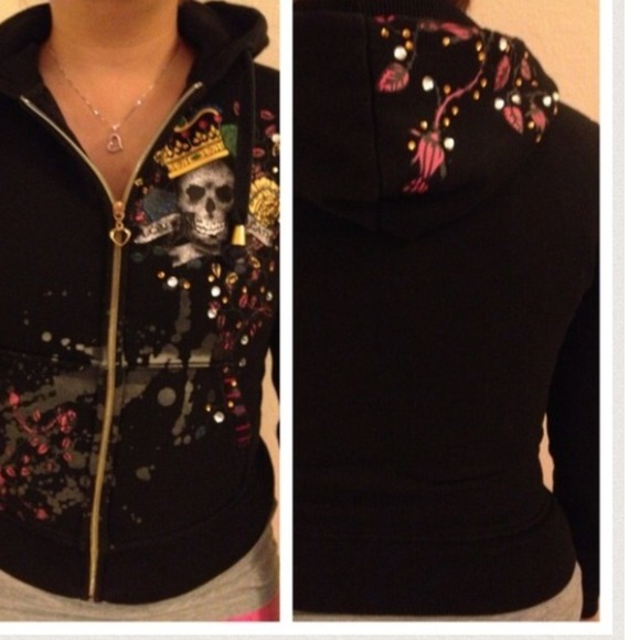 Jackets & Blazers - 🌟Reduced🌟Bling bling skull hoodie