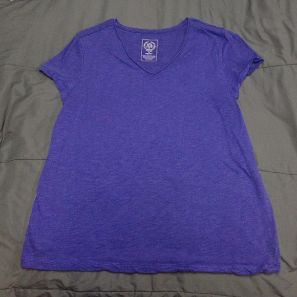 Purple vneck