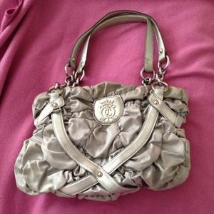 Juicy couture silver handbag