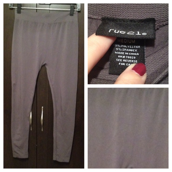 Gray leggings