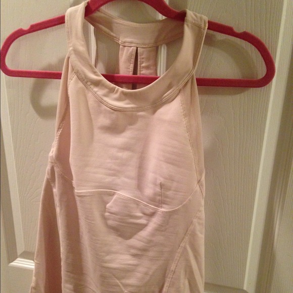 Pale Pink LuluLemon workout tank!