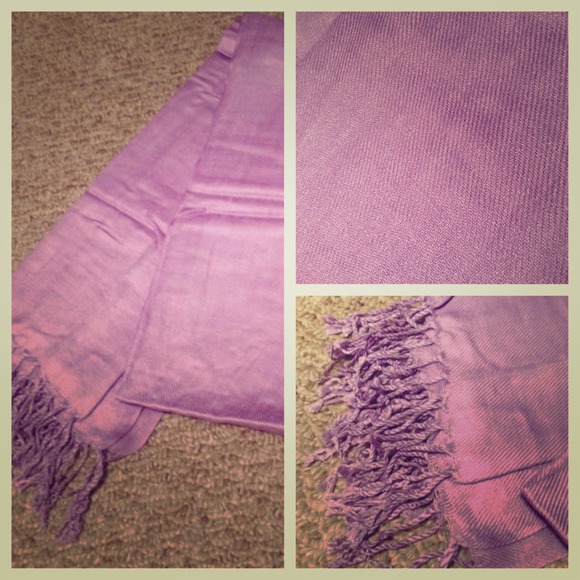 Solid lavender scarf