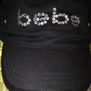 Black bebe hat with rhinestones!