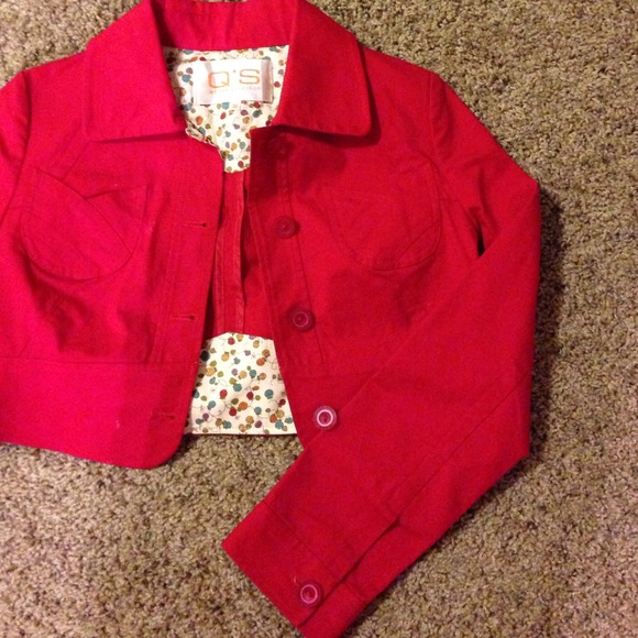 Crop Jacket - Red - Picture 4 of 4