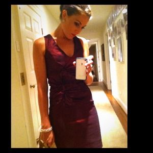 Red evening cocktail