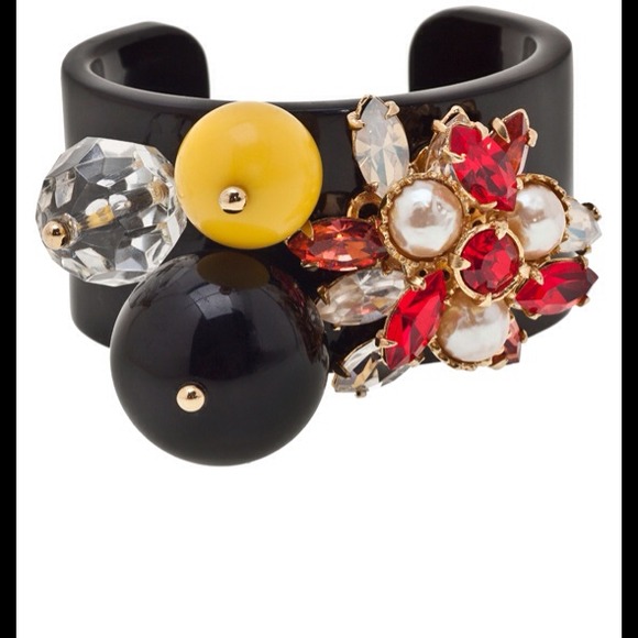 Miu Miu Embellished Cuff Bracelet New & Authentic