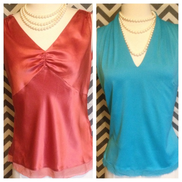 The Limited 💯% silk cami/tanks.
